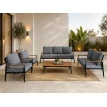 طقم كنب خارجي 7 شخص BLACK&DARK GREY 212347