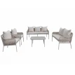 طقم كنب خارجي 7 شخص WHITE&BEIGE 212373