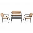طقم كنب خارجي 4 شخص BLACK &BEIGE 212191