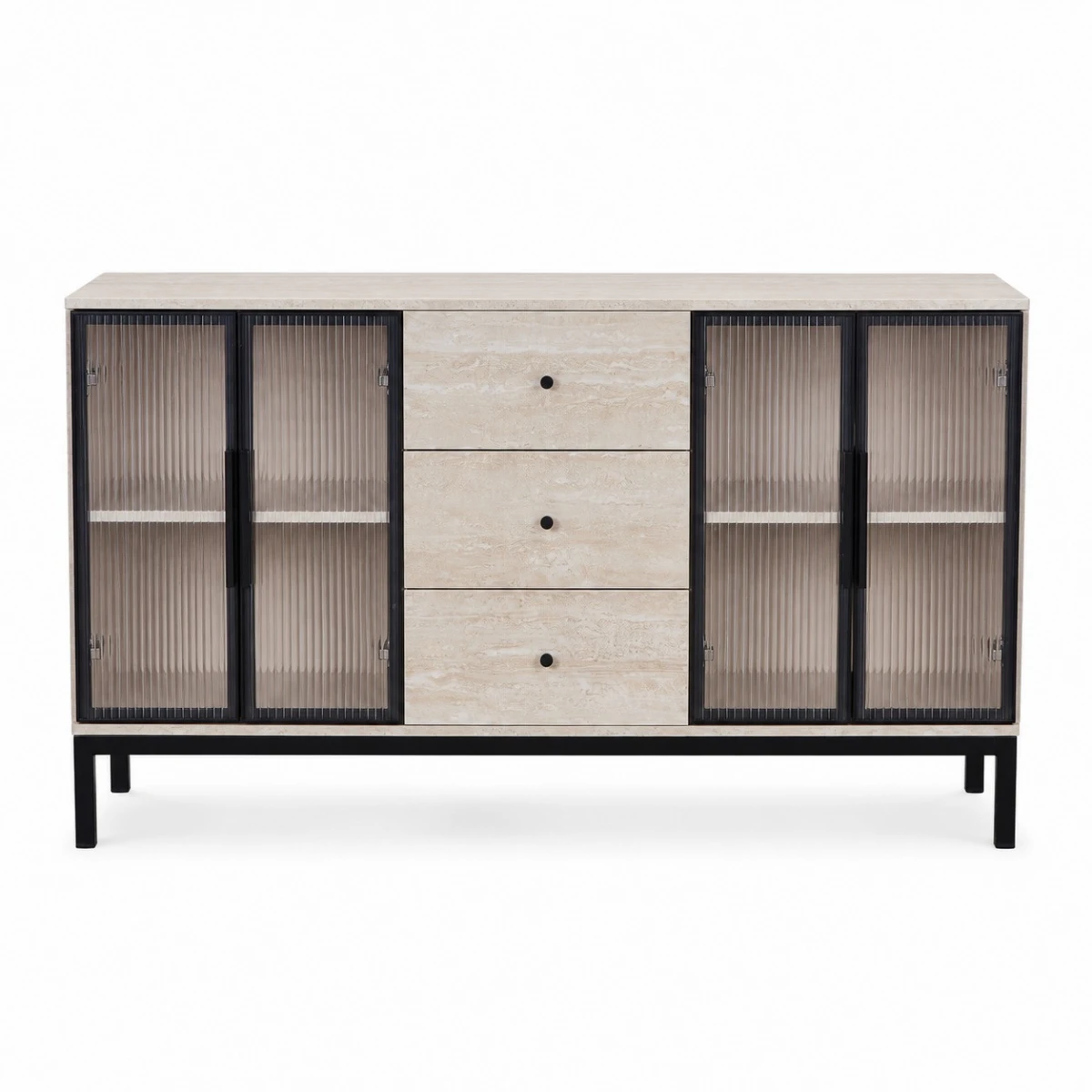 دولاب بوفيه 140 سم Y-001 BEIGE
