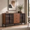 دولاب بوفيه 160 سم Y-001 BROWN