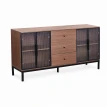 دولاب بوفيه 160 سم Y-001 BROWN