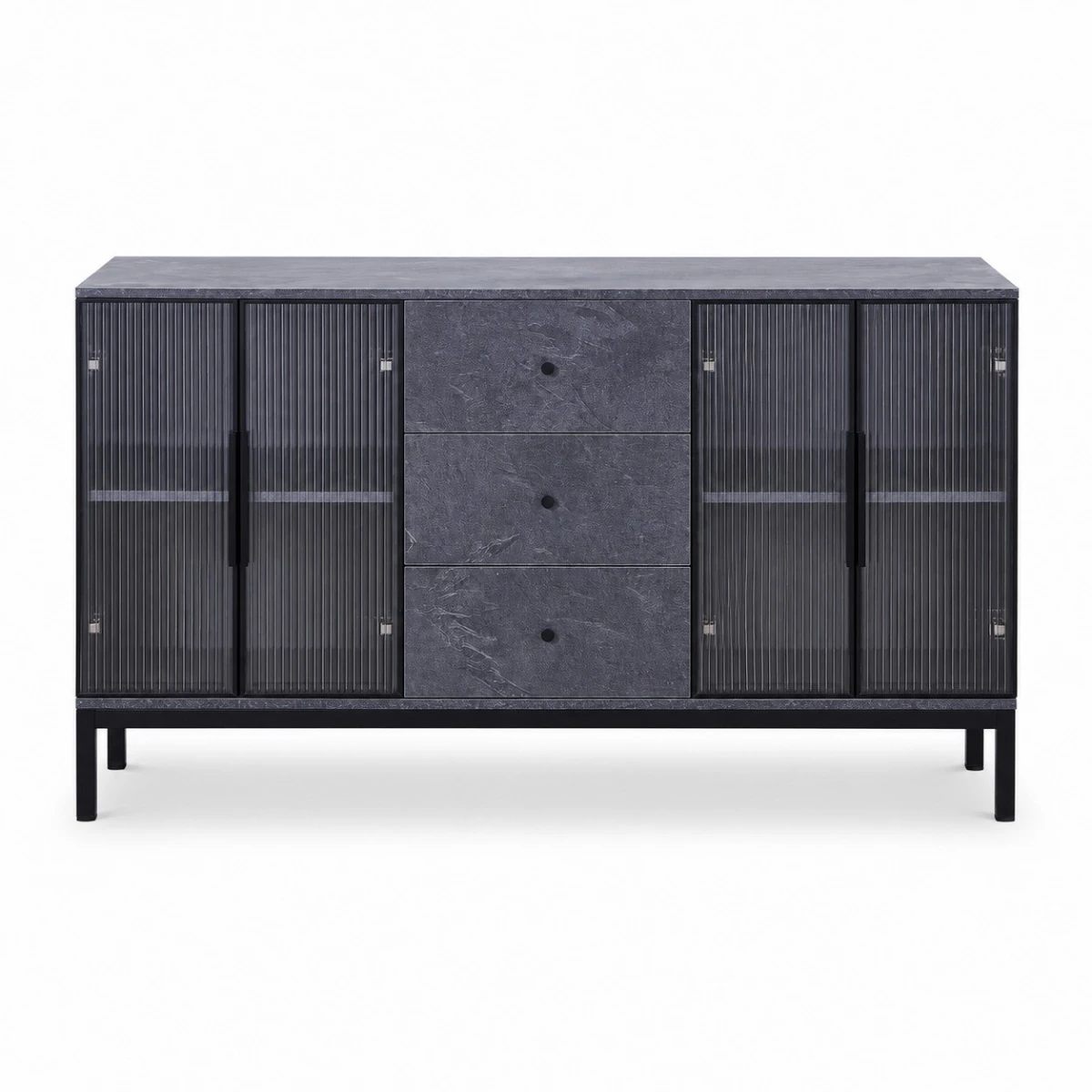 دولاب بوفيه 140 سم Y-001 GREY