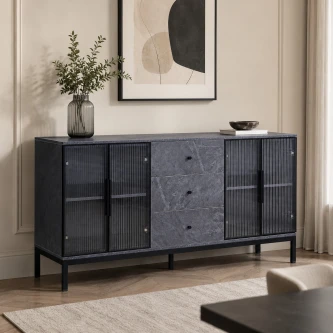 دولاب بوفيه 180 سم Y-001 GREY