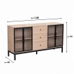 دولاب بوفيه 140 سم Y-001 L.WOOD