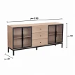 دولاب بوفيه 180 سم Y-001 L.WOOD
