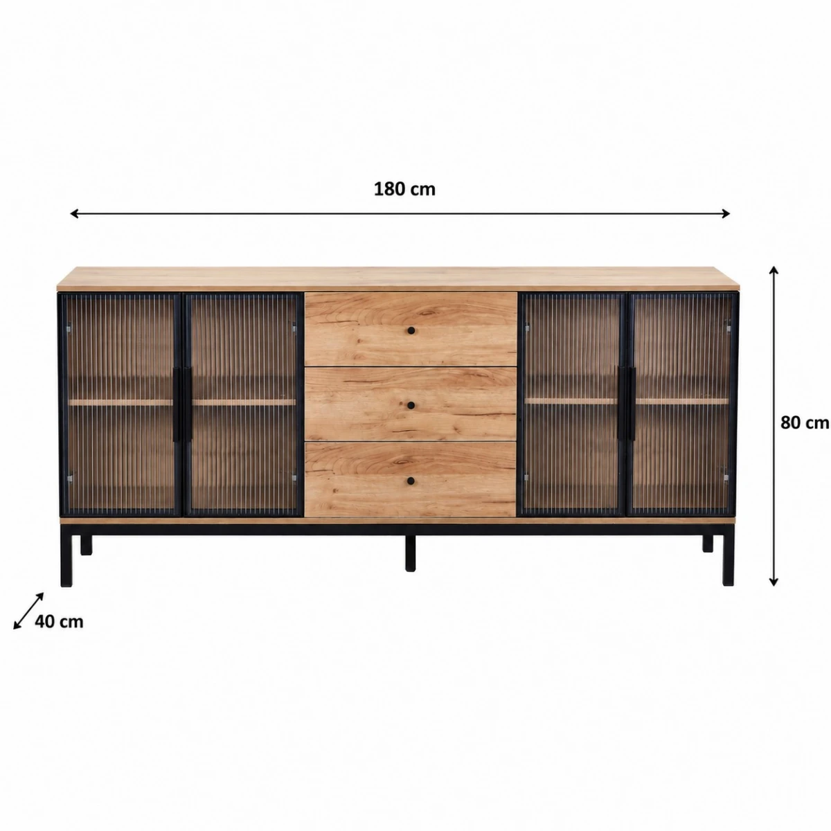 دولاب بوفيه 180 سم Y-001 WOOD