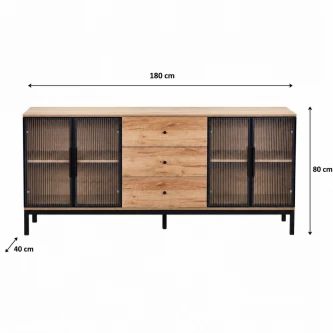 دولاب بوفيه 180 سم Y-001 WOOD