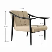 كرسي مفرد بيج BEIGE A-52