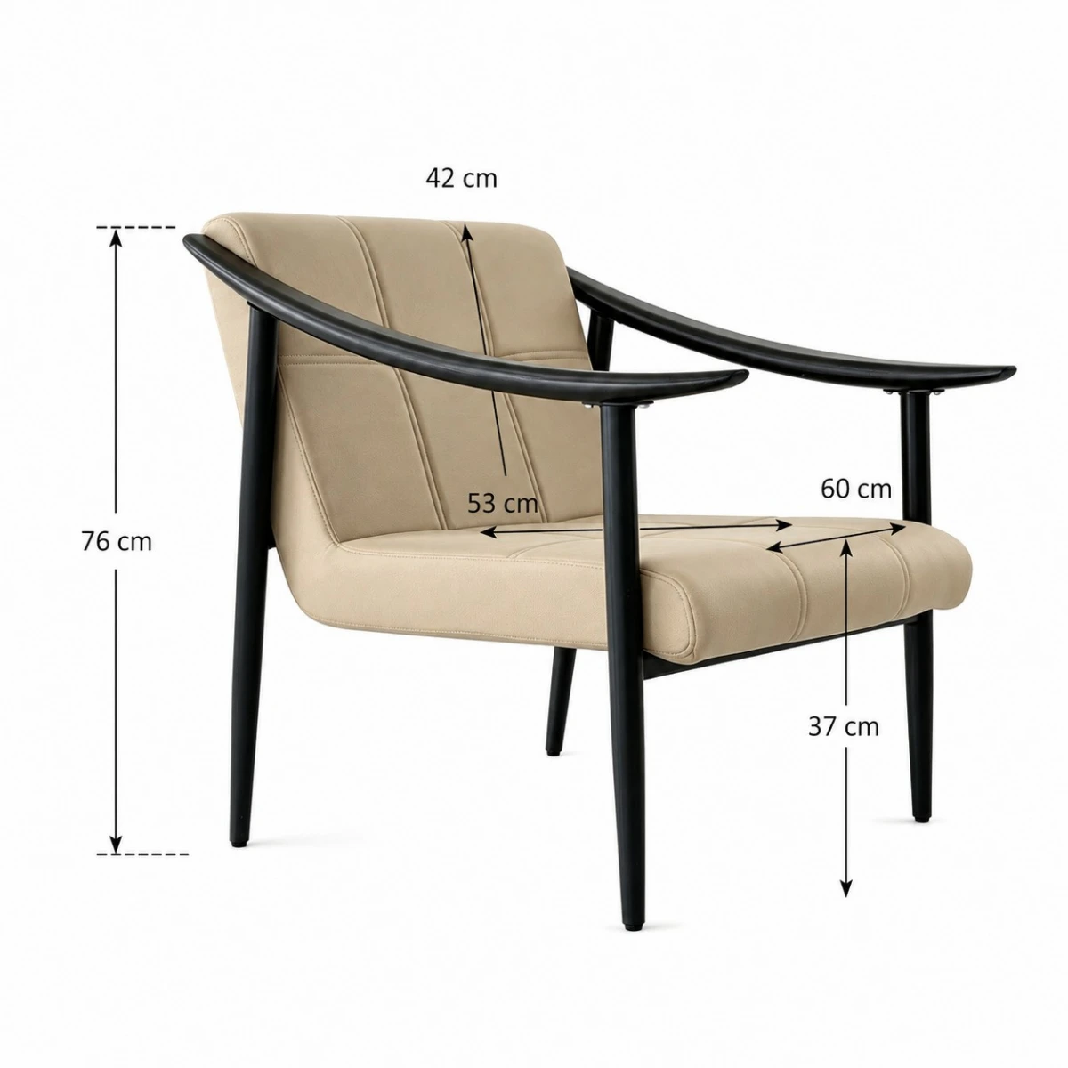 كرسي مفرد بيج BEIGE A-52