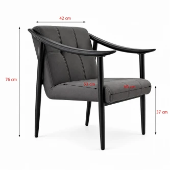 كرسي مفرد dark grey A-53
