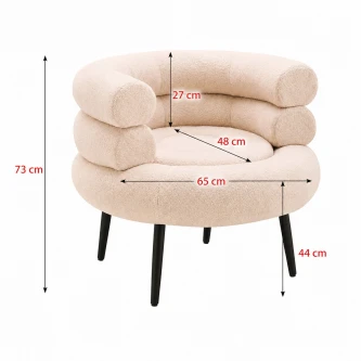كرسي مفرد VC-150 BEIGE