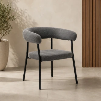 كرسي مفرد -A-44 DARK GREY