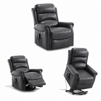 كرسي استرخاء كهربائي ثابت MLM-111061 GREY PB-41