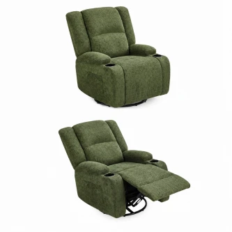 كرسي استرخاء هزاز دوار SF-07 GREEN