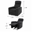 كرسي استرخاء هزاز ثابت SF-09 GREY