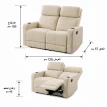 كرسي استرخاء  ثابت ثنائي SF-10 BEIGE