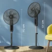 مروحة كهربائية عمودية فيلبس مع ريموت تحكم عن بعد 16أنش 3 سرعات 53 واط CX1520/01
