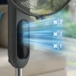 مروحة كهربائية عمودية فيلبس مع ريموت تحكم عن بعد 16أنش 3 سرعات 53 واط CX1520/01