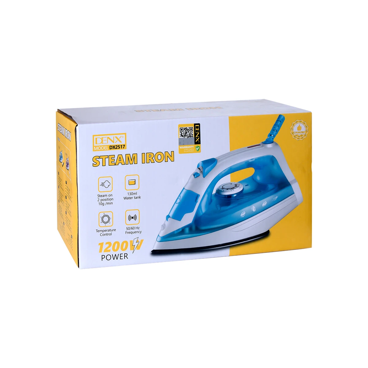 كاوية بخار دينكس 1200واط 130مل DX2517