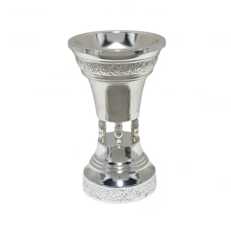 مبخرة استيل فضي 18سم 621182