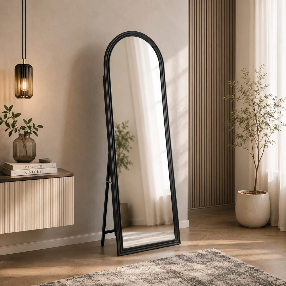 مراية ستاند  60*170 M11 BLACK