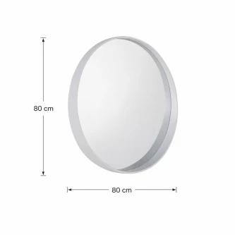 مراية دائري 80*80 M51 WHITE