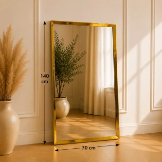 مراية AM-S608 GOLD 140*70