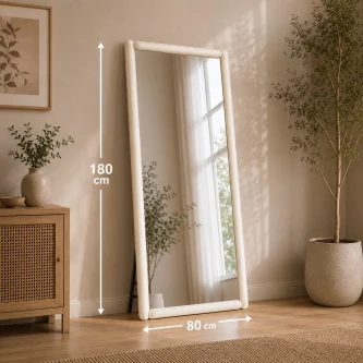 مرايا استاند 180*80 M17 OFF-WHITE