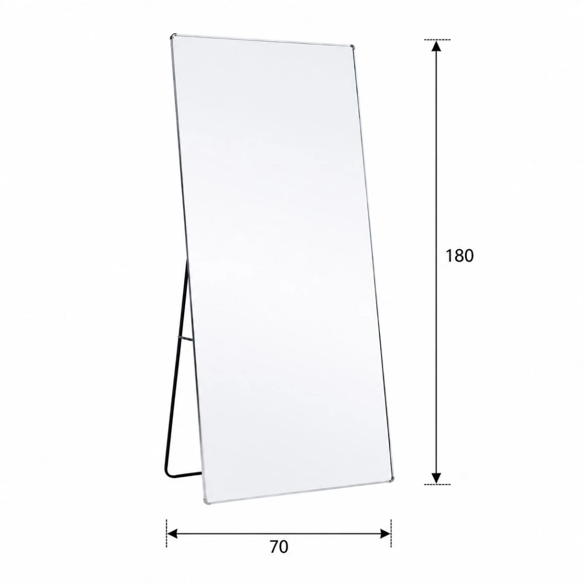 مرايا استاند 180*70 M33 SILVER