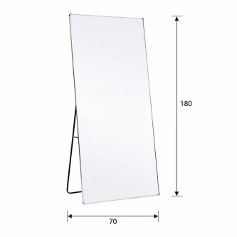 مرايا استاند 180*70 M33 SILVER