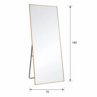 مرايا استاند 180*70 M33 GOLD