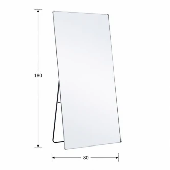 مرايا استاند 180*80 M35 SILVER