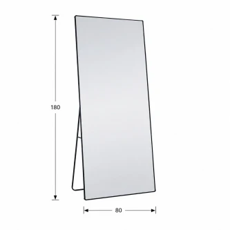 مرايا استاند 180*80 M35 BLACK