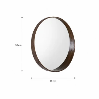 مراية دائري 90*90 M52 BROWN