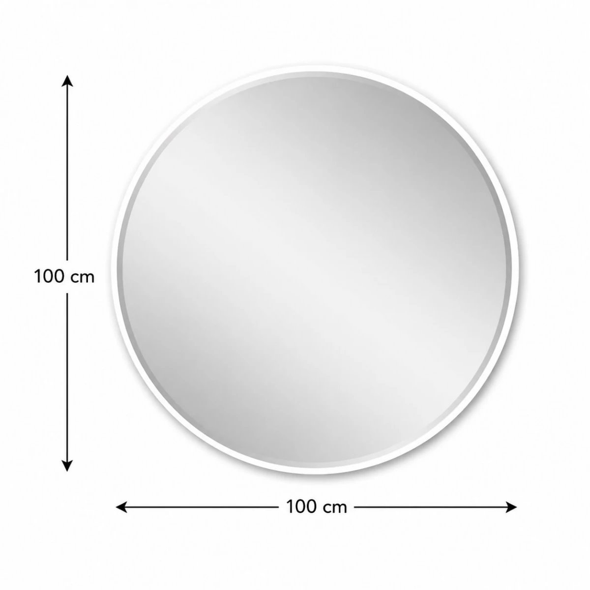 مراية A-666 WHITE 100*100