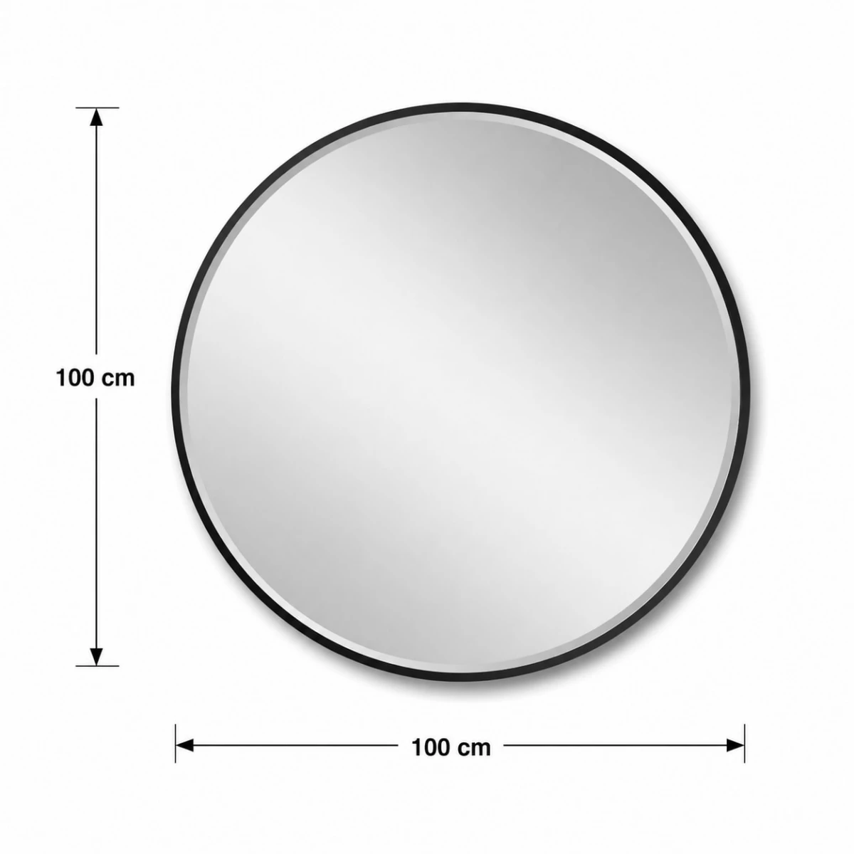 مراية A-666 BLACK 100*100