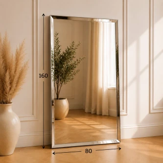 G مراية AM-S608 SILVER 160*80