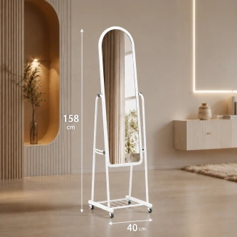 مراية ستاند M02 WHITE