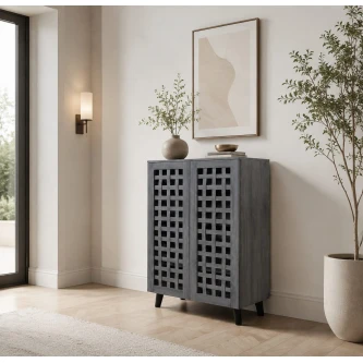 دولاب جزمه ماليزي 2باب SC-817 GREY