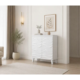 دولاب جزمه ماليزي 76سم SC-050 WHITE