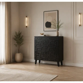 دولاب جزمه ماليزي 76سم SC-051 BLACK