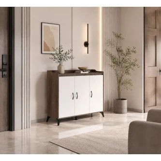 دولاب متعدد الاغراض جزمه 100سم SC-250 B.WHITE
