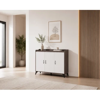 دولاب متعدد الاغراض جزمه 120سم SC-250 B.WHITE