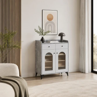 دولاب متعدد الاغراض مقاس 80 سم BF-05 GREY