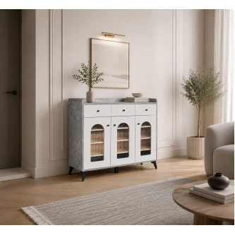 دولاب متعدد الاغراض مقاس 100 سم BF-05 GREY