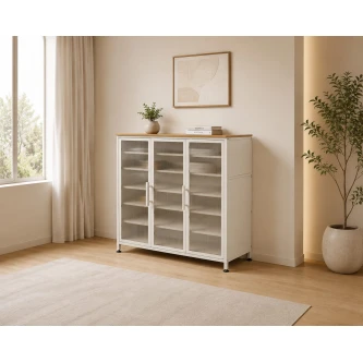 خزانة متعدد الاستخدام مقاس 105*110  BF-08 WOOD