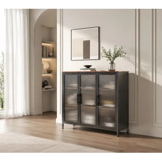 خزانة متعدد الاستخدام مقاس 105*110  BF-08 BROWN