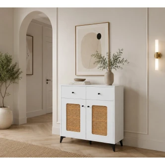 دولاب متعدد الاغراض مقاس 80 سم SC-033 WHITE