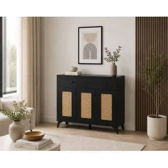 دولاب متعدد الاغراض مقاس 100 سم SC-034 BLACK